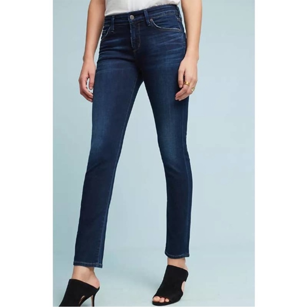 Citizens of Humanity Arielle Denim Midrise Slim Jeans Size 25 Anthropologie